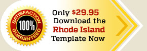 Rhode Island 2022 Employee Handbook Template - $29.95